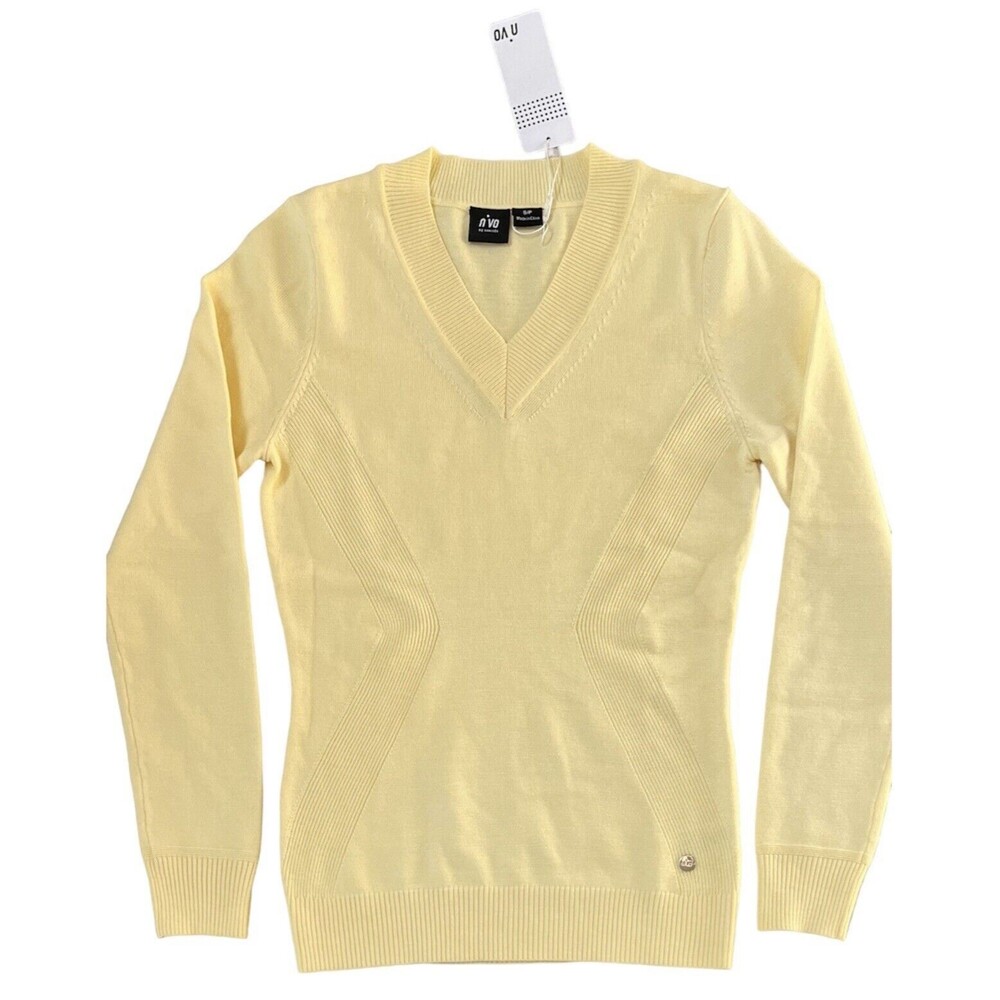 NVO Women’s Golf Top Nicole Sweater S/P Pull Over Long Sleeve Honey Infusion New